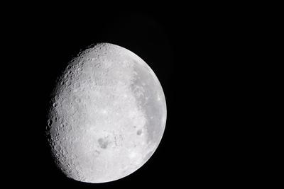 Moon far side, departing gibbous